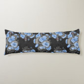 Schlangen und blaue Rose Seitenschläferkissen (Vorderseite)