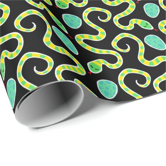Schlangen und Eier Geschenkpapier (Rolleneckpunkt)