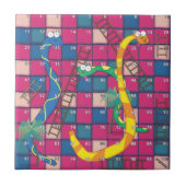 Schlangen und Ladder Fliese (Vorderseite)