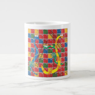 Schlangen und Ladder Jumbo-Tasse