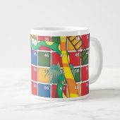 Schlangen und Ladder Jumbo-Tasse (Vorderseite Rechts)