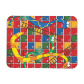 Schlangen und Ladder Magnet (Horizontal)