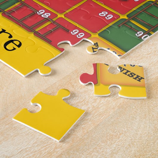 Schlangen und Ladder Puzzle (Seite)