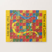 Schlangen und Ladder Puzzle (Horizontal)