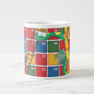 Schlangen und Leitern Jumbo-Tasse