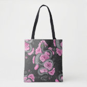 Schlangen und rosa Rosen Tasche (Vorderseite)