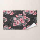 Schlangen und Rose Badhandtuch Set (Handtuch)