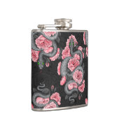 Schlangen und Rose Flachmann (Rechts)