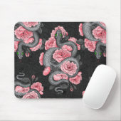 Schlangen und Rose Mousepad (Mit Mouse)