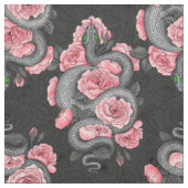 Schlangen und Rose Stoff (Muster)