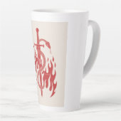 Schlangen- und Schwert-Risographik-Kunstprint | Ro Milchtasse (Rechte Ecke)