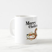 Schlangen Weihnachten Kaffeetasse (Vorderseite Links)