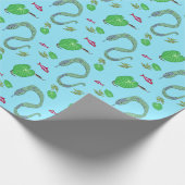 Schlangen-Wrapping-Papier Geschenkpapier (Ecke)