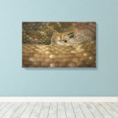 Schlangenauge Leinwanddruck (Insitu (Holzboden))