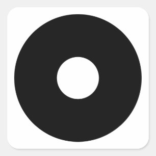 Schlangenauge Quadratischer Aufkleber