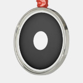 Schlangenauge Silbernes Ornament (Links)