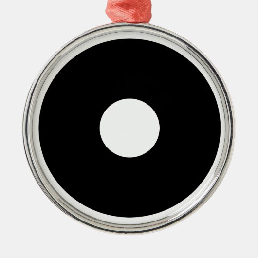 Schlangenauge Silbernes Ornament (Vorne)