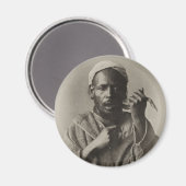 Schlangenbeschwörer in Tanger, Marokko, 1913 Magnet (Vorderseite/Rückseite)