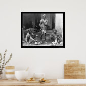 Schlangenbeschwörer mit ihren Kobras in Indien 189 Poster (Küche)