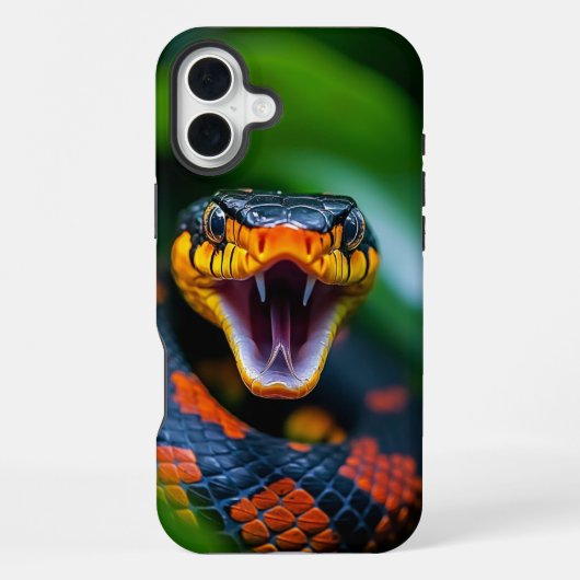 Schlangenbiss iPhone Hülle (Rückseite)
