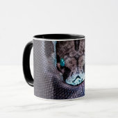 Schlangenboa Anaconda Python Reptile Snakeskin Tasse (Vorderseite Links)