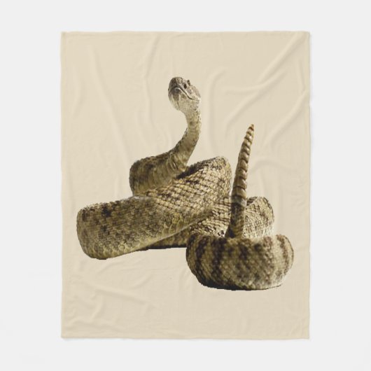 Schlangendecke aus Foto Fleecedecke (Vorderseite)