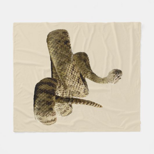 Schlangendecke aus Foto Fleecedecke (Vorderseite (Horizontal))