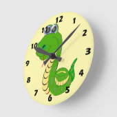 Schlangendesign Runde Wanduhr (Winkel)