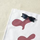 Schlangendruck Strandtuch (Beispiel)