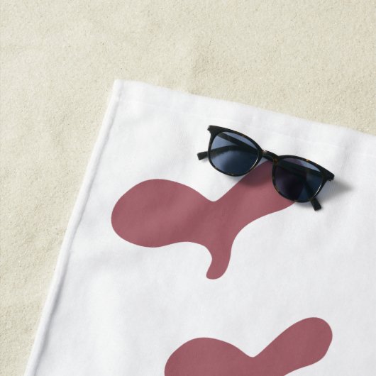 Schlangendruck Strandtuch (Beispiel)