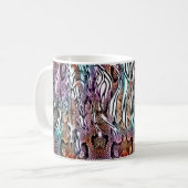 Schlangendruck, Tierdruck, farbig, Kaffeetasse (Vorderseite Links)