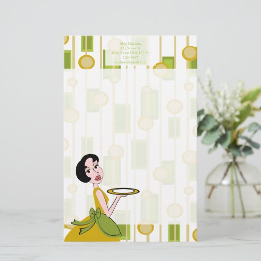 Schlangenessen Briefpapier (Stehend Vorderseite)