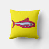 Schlangenfisch-Kissen Kissen (Rückseite)