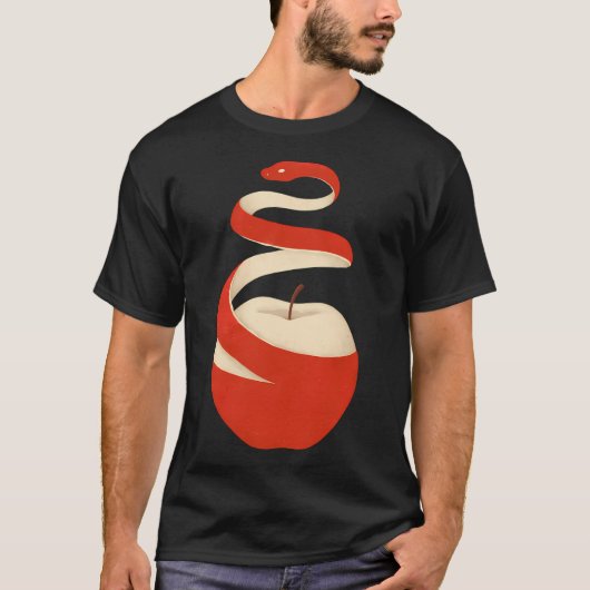 Schlangenförmige Anziehung T-Shirt (Vorderseite)