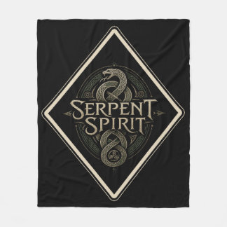 Schlangengeist Schlange Fleecedecke