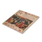 Schlangengeschichte der indischen Renaissance-Fabe Fliese (Seite)