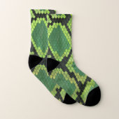 Schlangengrüne Schuhe Socken (Paar)