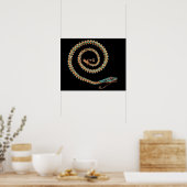 Schlangenhalskette, 1844 poster (Küche)