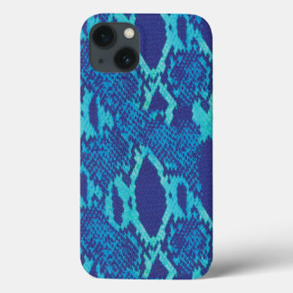 Schlangenhauin in blauem Design Case-Mate iPhone Hülle