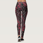 Schlangenhaut: abstrakter Hintergrund. Leggings (Rückseite)