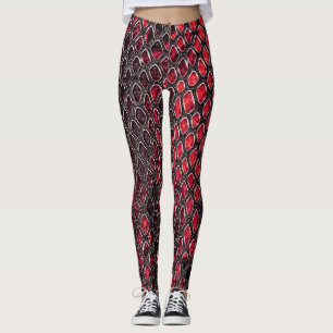 Schlangenhaut: abstrakter Hintergrund. Leggings