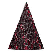 Schlangenhaut: abstrakter Hintergrund. Partyhütchen (Links)