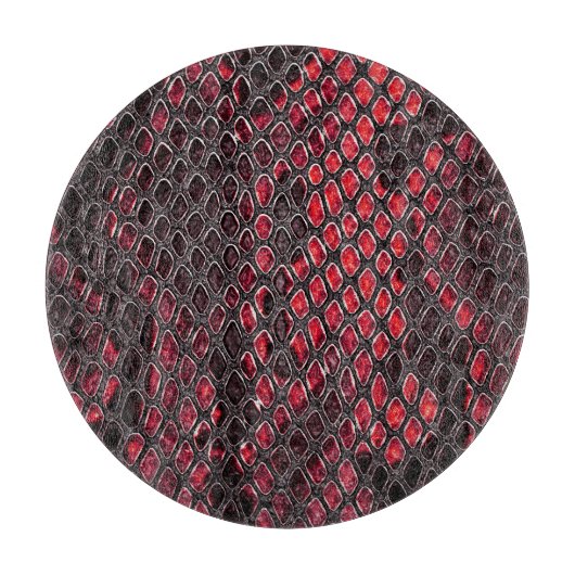 Schlangenhaut: abstrakter Hintergrund. Schneidebrett (Vorderseite)