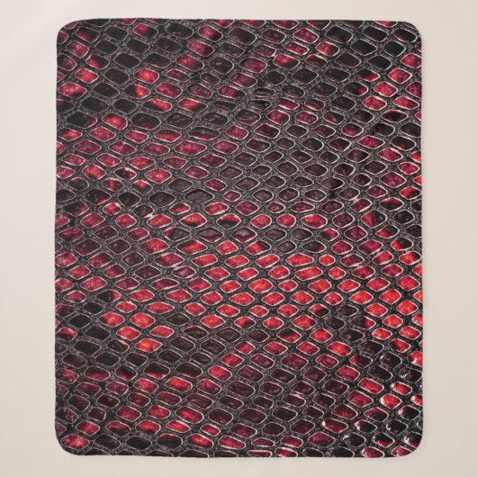 Schlangenhaut: abstrakter Hintergrund. Sherpadecke (Vorderseite)