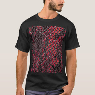 Schlangenhaut: abstrakter Hintergrund. T-Shirt