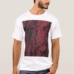 Schlangenhaut: abstrakter Hintergrund. T-Shirt