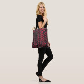 Schlangenhaut: abstrakter Hintergrund. Tasche (Am Model)