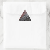 Schlangenhaut Dreieckiger Aufkleber (Tasche)