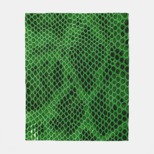 Schlangenhaut Fleecedecke