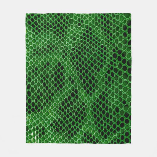 Schlangenhaut Fleecedecke (Vorderseite)